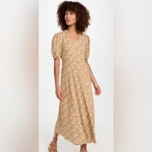 Faherty Floral Midi Dress